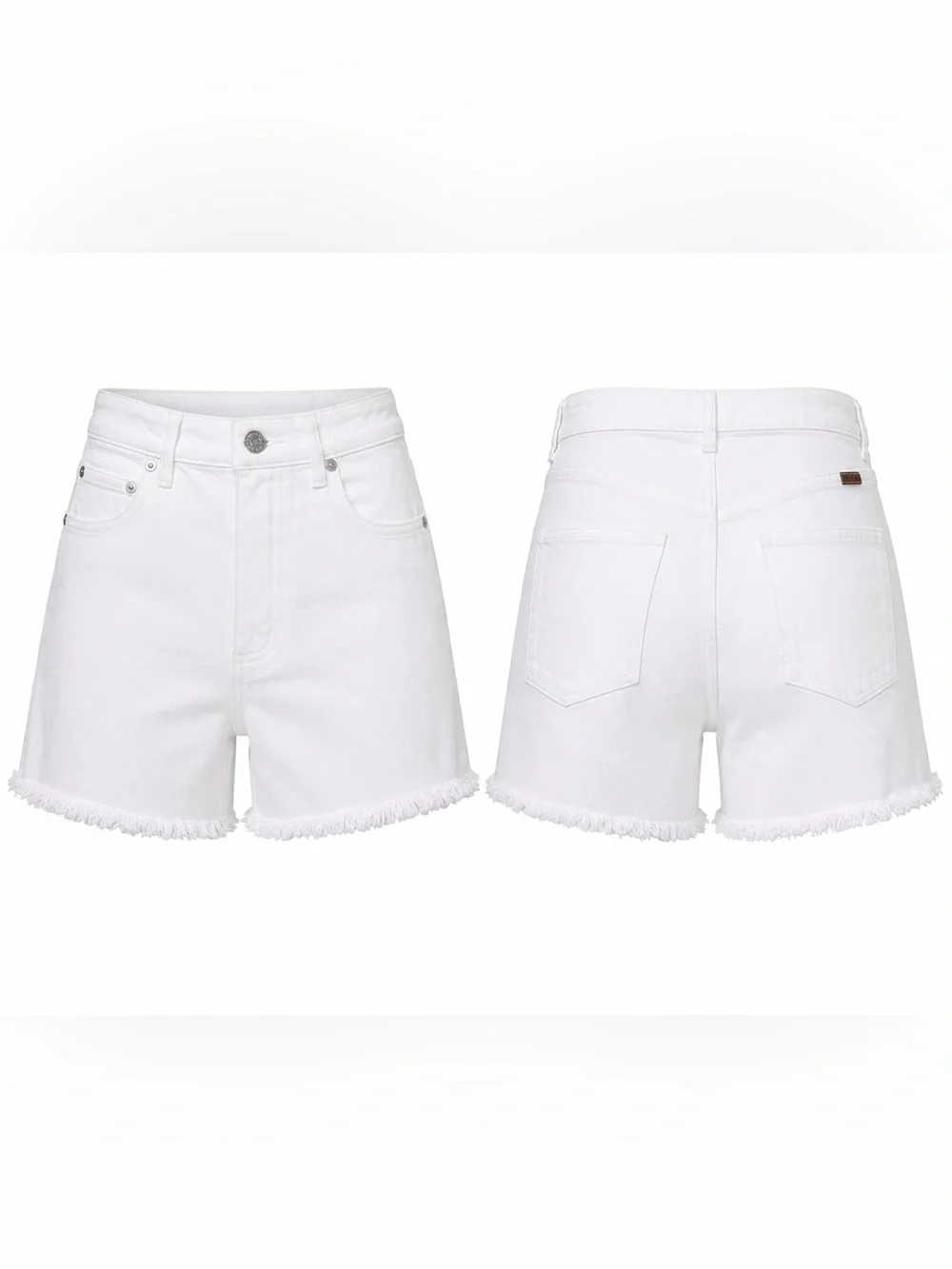 AYR The Just Right White Denim Shorts | Size 28